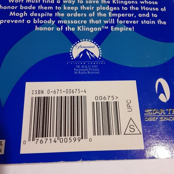 Star Trek Deep Space Nine VTG 90's & 2001 Paperback Books - Picture 5 of 6